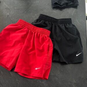 Nike Two-Pack Athletic Shorts - Red & Black
